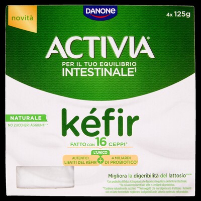 ACTIVIA KEFIR BIANCO 4X125GR