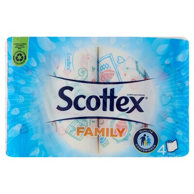 SCOTTEX ASCIUG.FAMILY X4 ROTOL