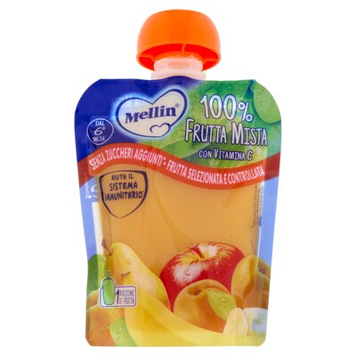 MELLIN POUCH 100  FRUTTA MISTAGR.90