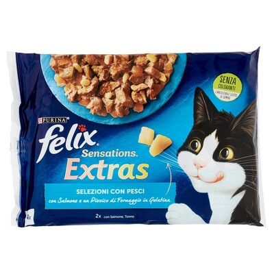 FELIX SENS EXTRAS 85GRX4 SALMONE/TONNO C