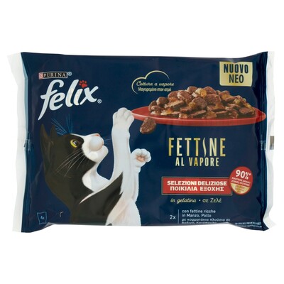 FELIX FETTINE VAP.MANZO/POLLO GR80X4