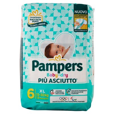 PAMPERS B.DRY E.LARGE PZ13 N 6